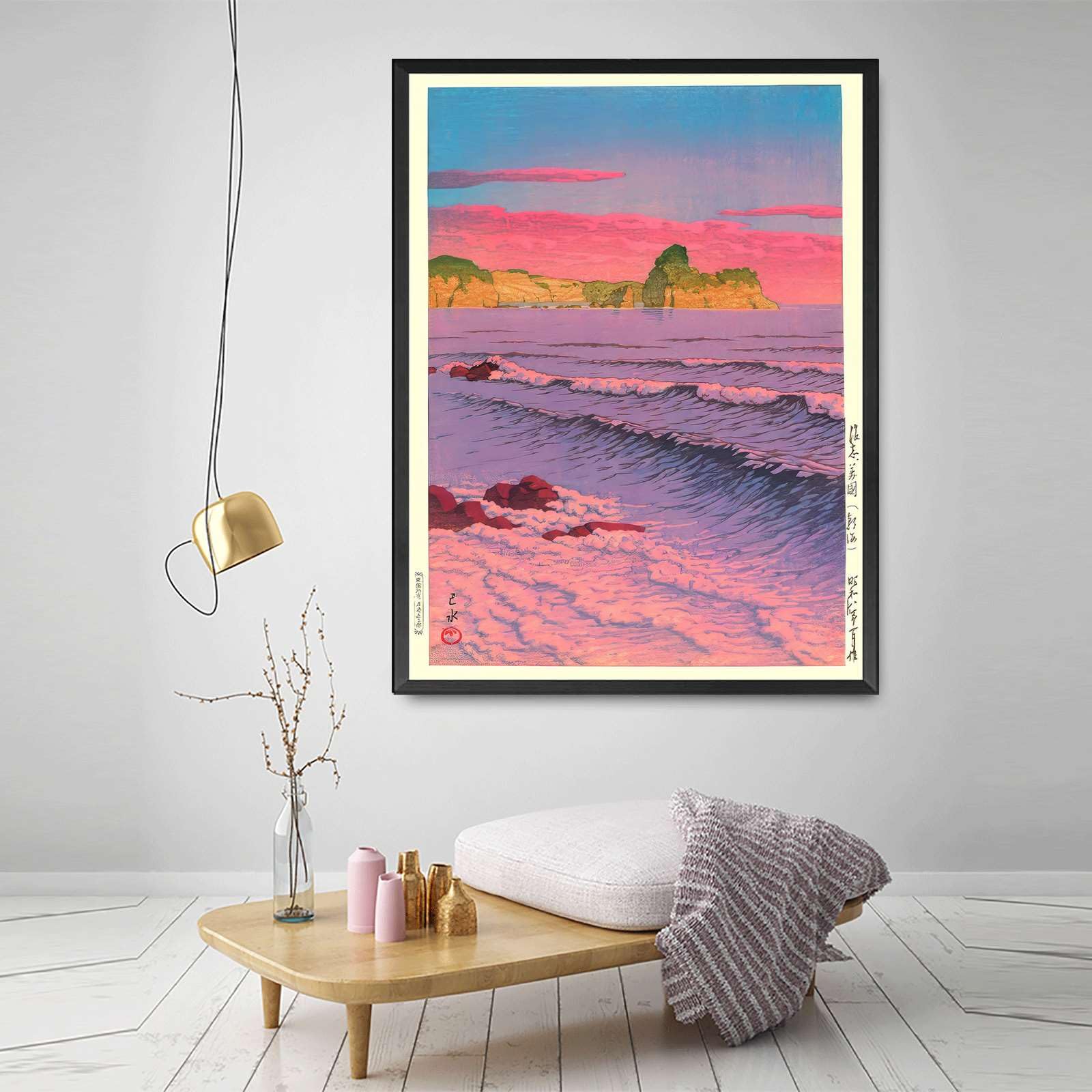 Amazon.com: HSCFWYLN Poster Wall Art Print Japanese Poster Morning